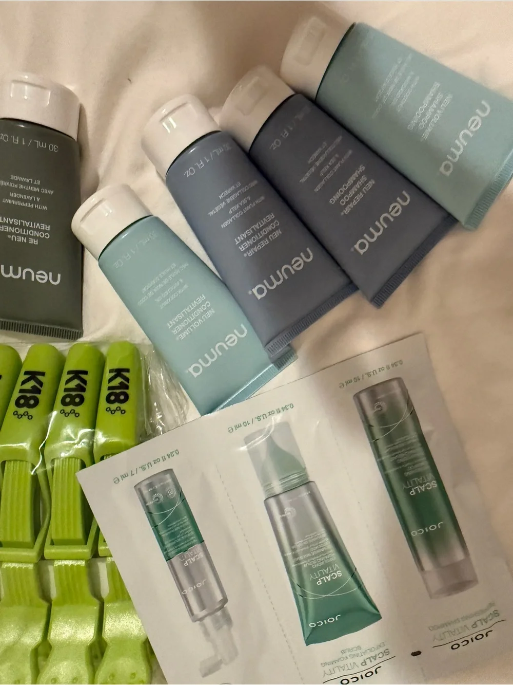 Redken Neuma K18 o&m Travel Size Hair Care Kit in Teal & Green